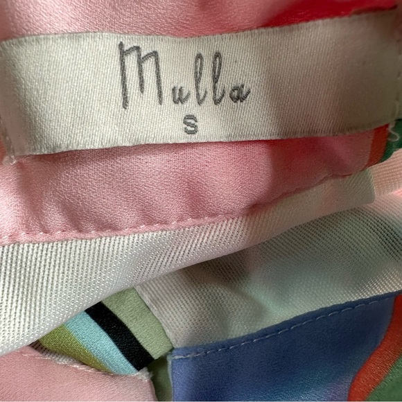 Mulla  Multicolor Striped Maxi Dress. Size Small - Picture 5 of 5